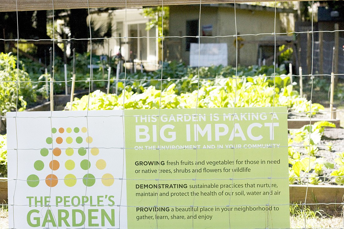 The garden won a 2011 Daily Point of Light Award. PHOTO BY SHANNA FORTIER