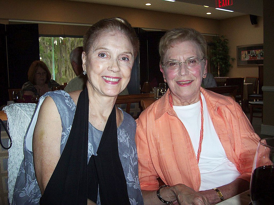 Pat McGovern and Edna Diamond. COURTESY PHOTO