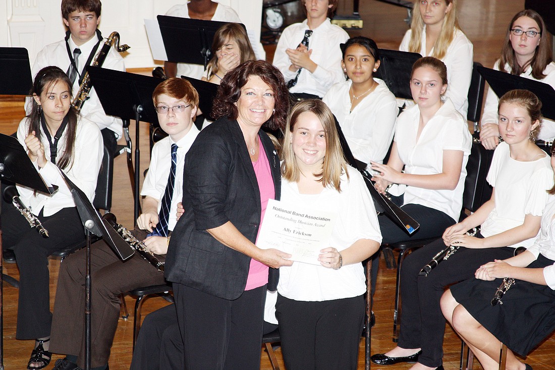 Lynn Musco, of Stetson University, and Ally Erickson. COURTESY PHOTO