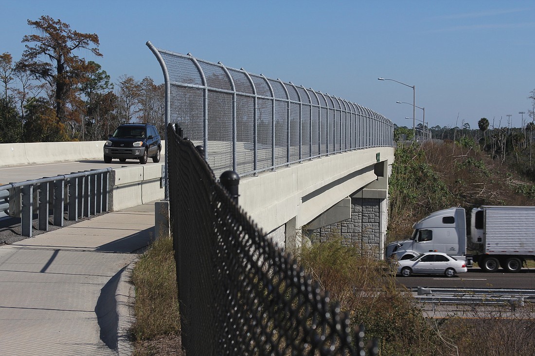 The Matanzas Woods Overpass is planned as a future interchange.
