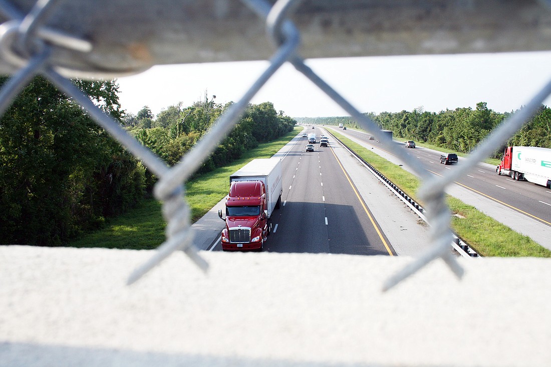The overpass at Matanzas Woods Parkway will some day be joined by an interchange.