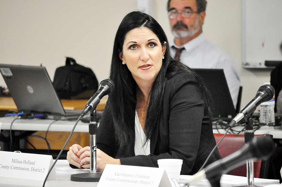 County Commissioner Milissa Holland believes that, until the board agrees on what economic development is, discussions on the subject are moot. PHOTO BY SHANNA FORTIER