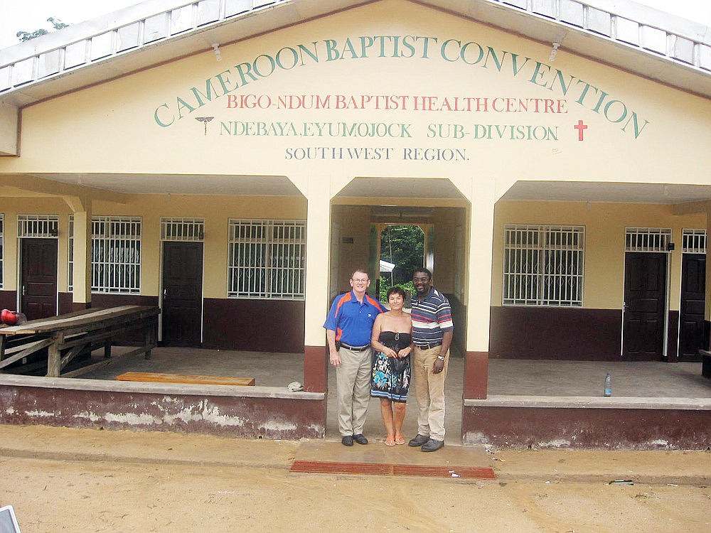 The Rev. Dennis Littleton, Veronica Thorton and Dr. Phillip Ndum. COURTESY PHOTOS