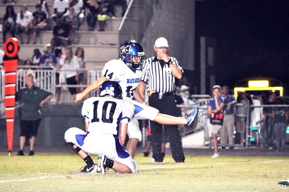 Haire went 2-for-3 in extra points against Flagler Palm Coast.