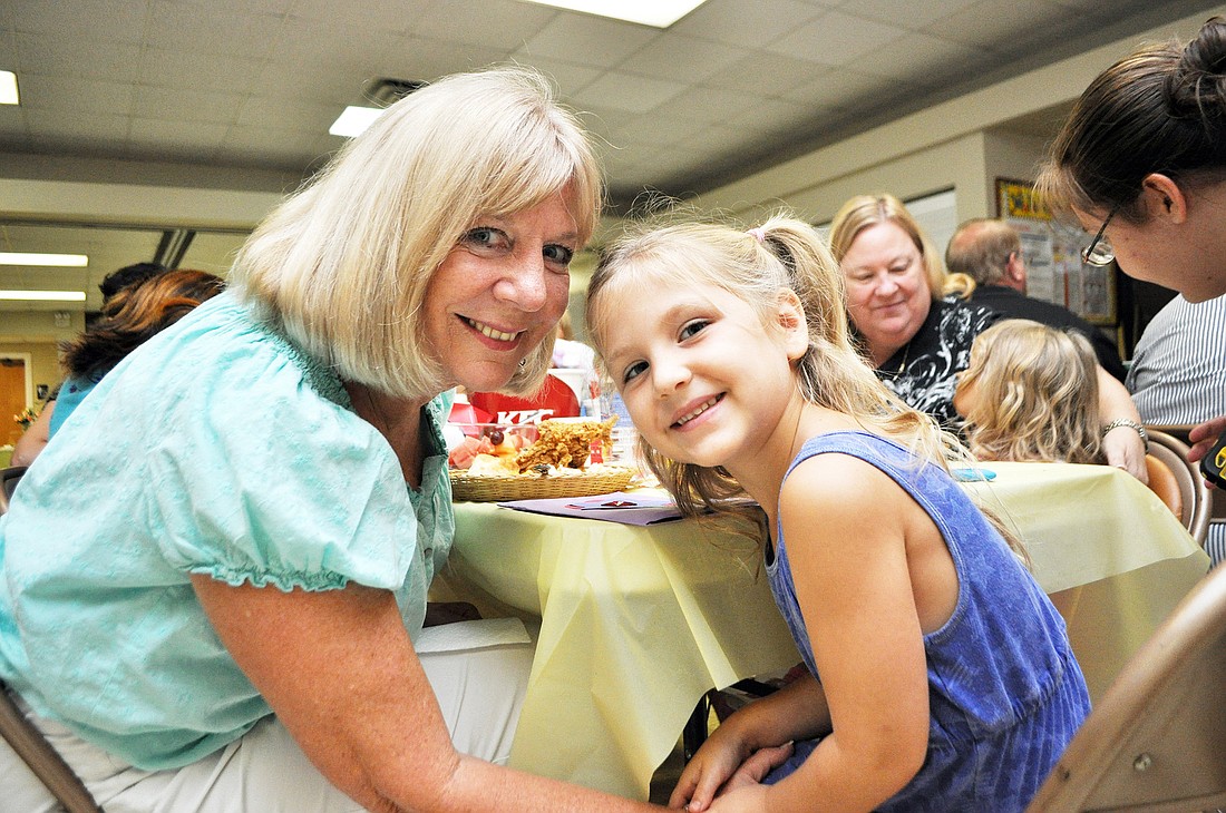 Jane Conn and her granddaughter, Rosie Flinn. PHOTOS BY SHANNA FORTIER