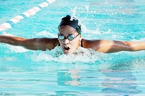 FPC's Nomari Marrero qualified for regionals in the 200-yard individual medley.
