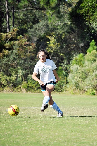 Victoria Martins, a key part of the Lady Bulldogs defense, scored six goals last season. PHOTOS BY SHANNA FORTIER
