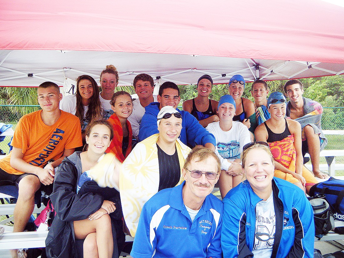 The Matanzas High School swimming teams will send several athletes to regionals. COURTESY PHOTO