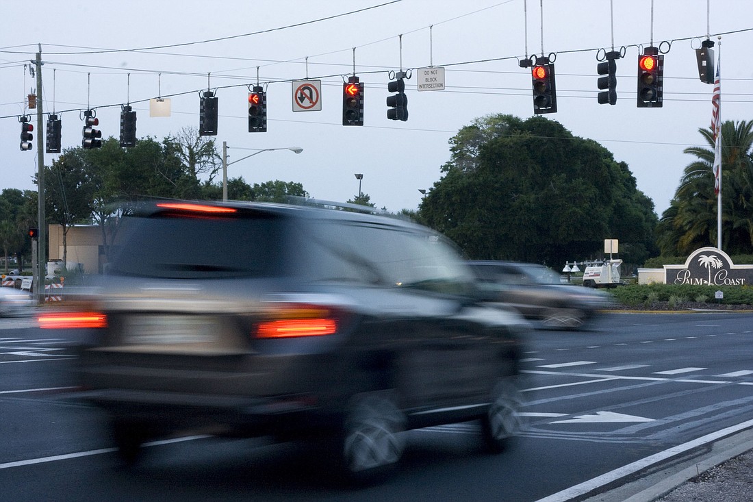 Palm Coast has 10 red light cameras at six different intersections.