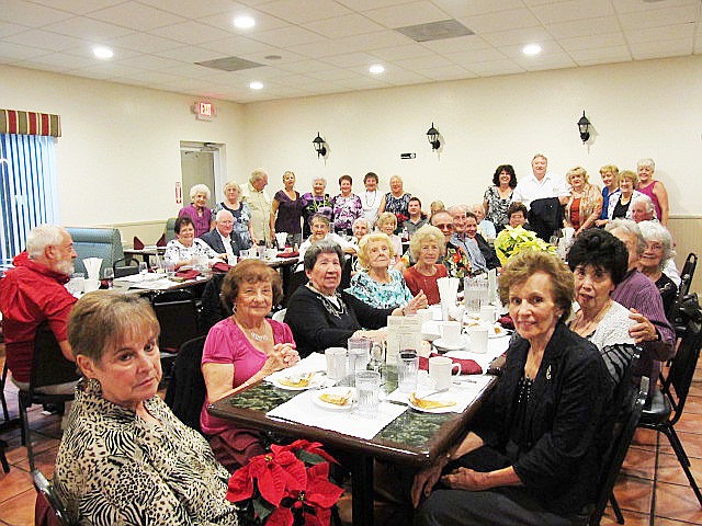 More than 40 members attended the dinner. COURTESY PHOTO