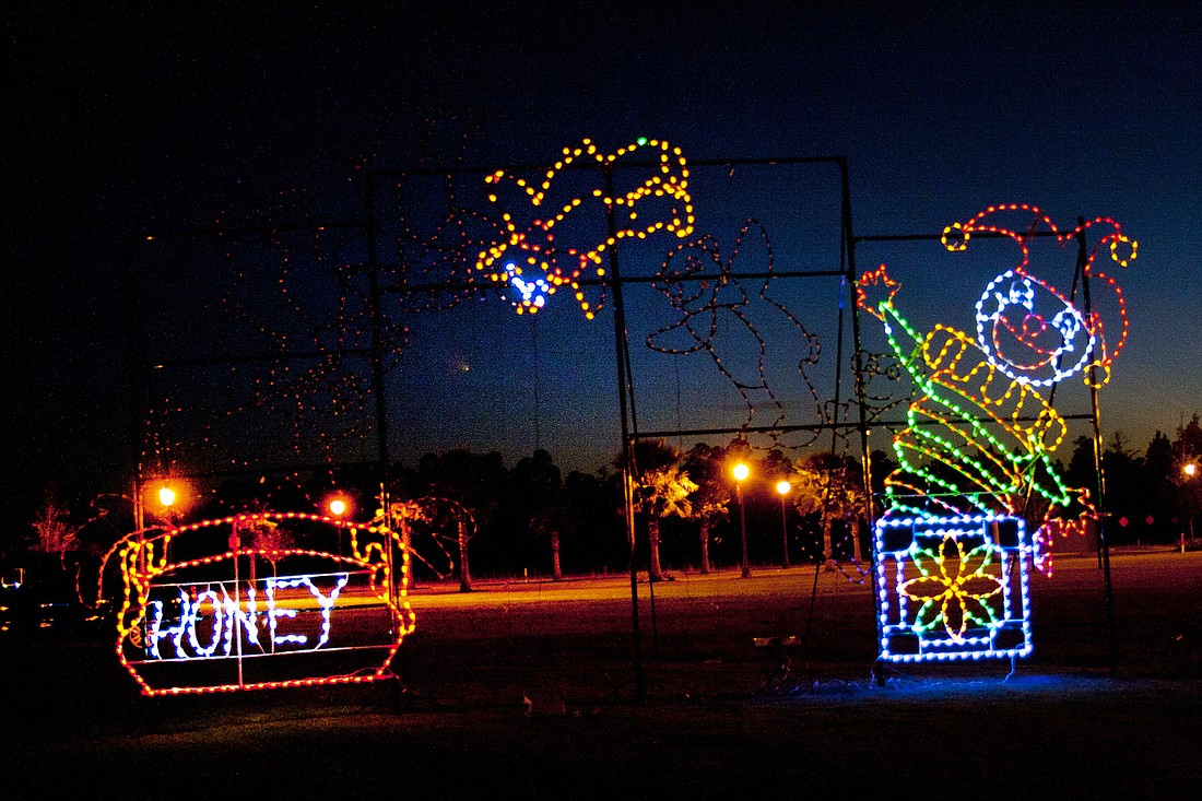 The lights will be on 6:30-9 p.m. Dec. 1 to Dec. 30. PHOTO BY SHANNA FORTIER