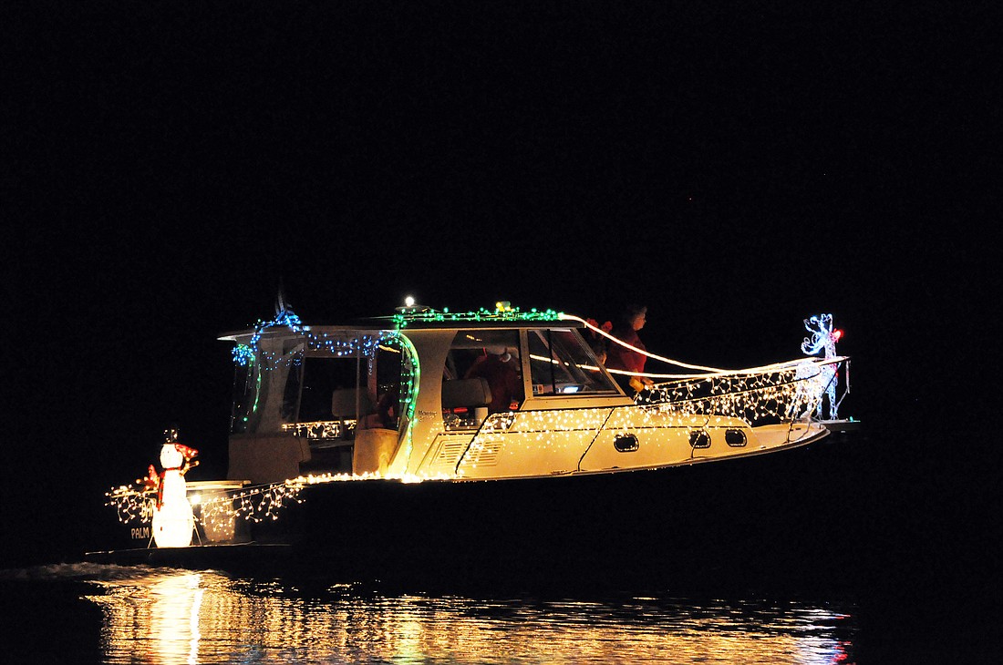 The Palm Coast Holiday Boat Parade has been a tradition for 26 years. PHOTO BY SHANNA FORTIER