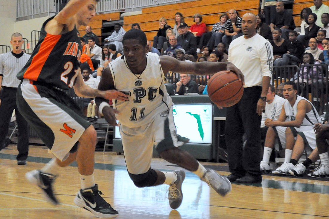 FPC guard Malik Maitland scored 10 points in the Bulldogs' 58-40 win over Ponte Vedra Thursday night.