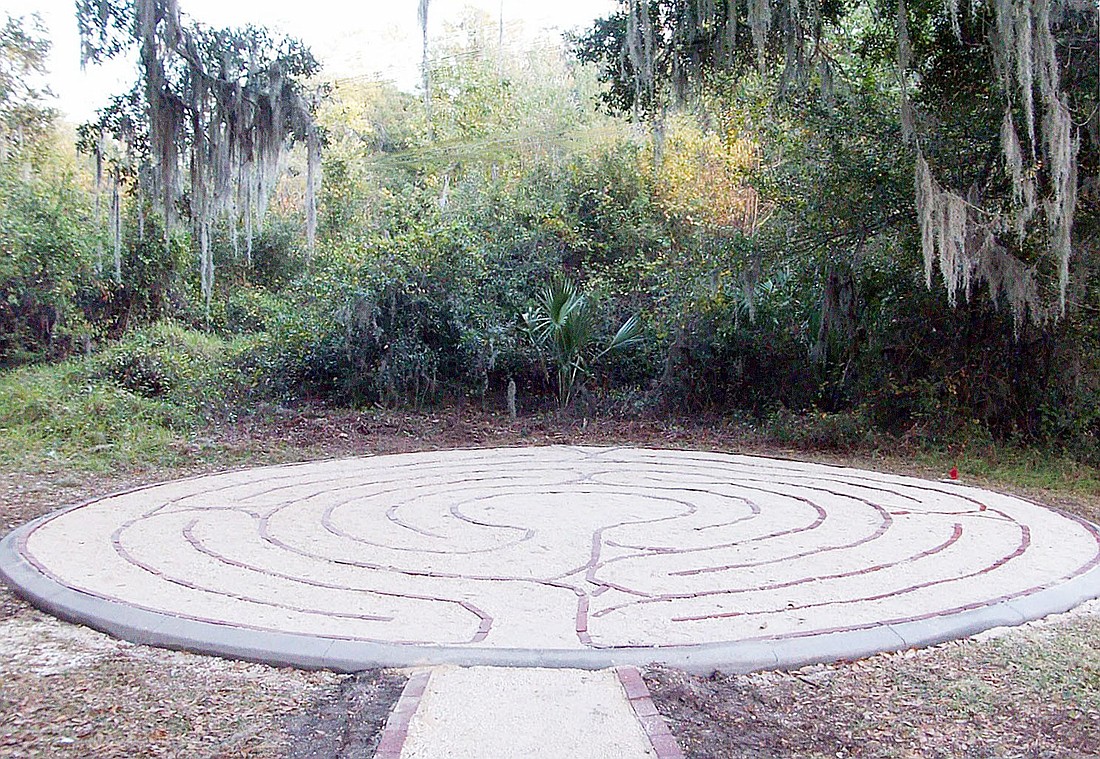 The labyrinth is a tool for mediation that combines the imagery of the circle and the spiral into a meandering but purposeful path. COURTESY PHOTO