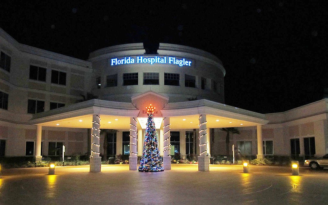 More than 200 people attended the Florida Hospital Flagler Light of Love Tree Lighting. COURTESY PHOTO