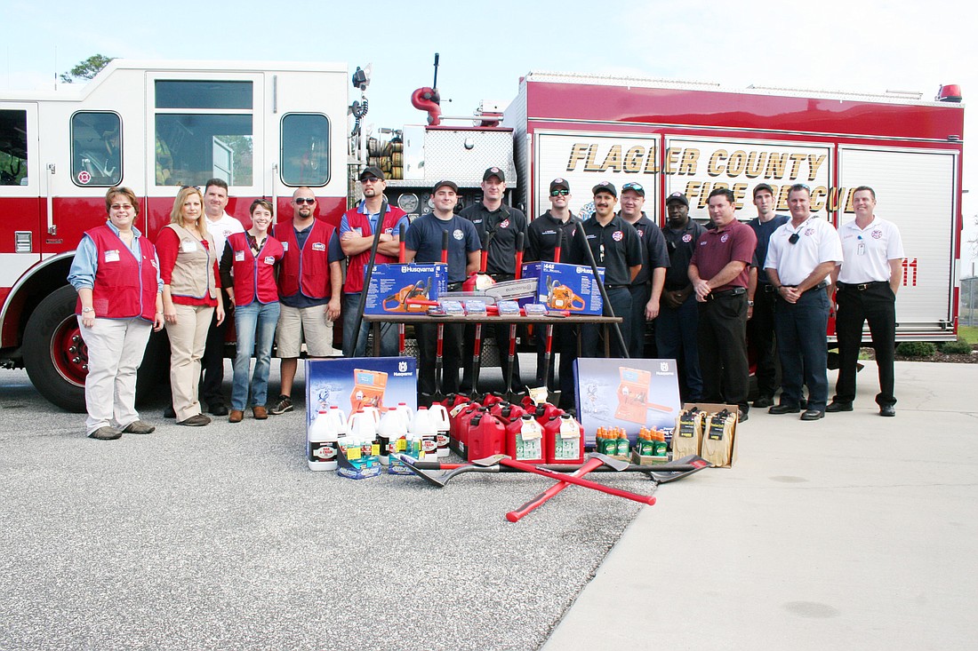 LoweÃ¢â‚¬â„¢s donated $2,000 in rescue equipment. COURTESY PHOTO