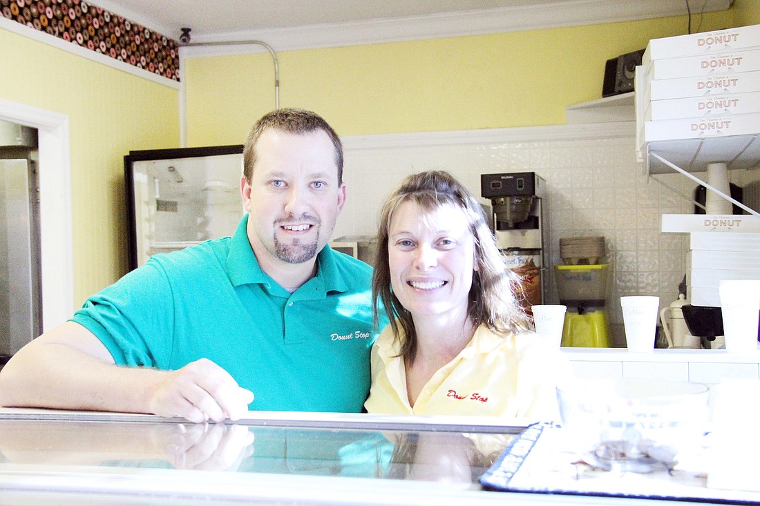 Rich and Karen Weber opened the Donut Stop in late November.