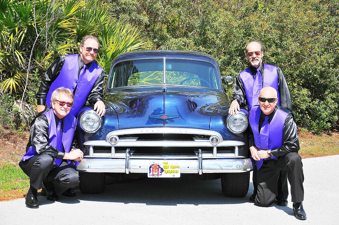 Jimmy Emerson, Kevin Tobias, Bruce Bernhard and Arnie Levine. COURTESY PHOTO