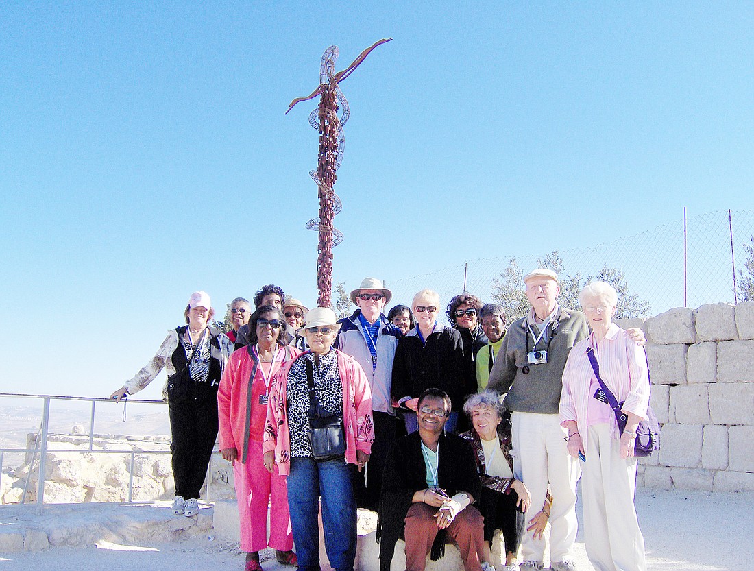 Fifteen members of First Baptist Church of Palm Coast recently traveled to Israel. COURTESY PHOTOS