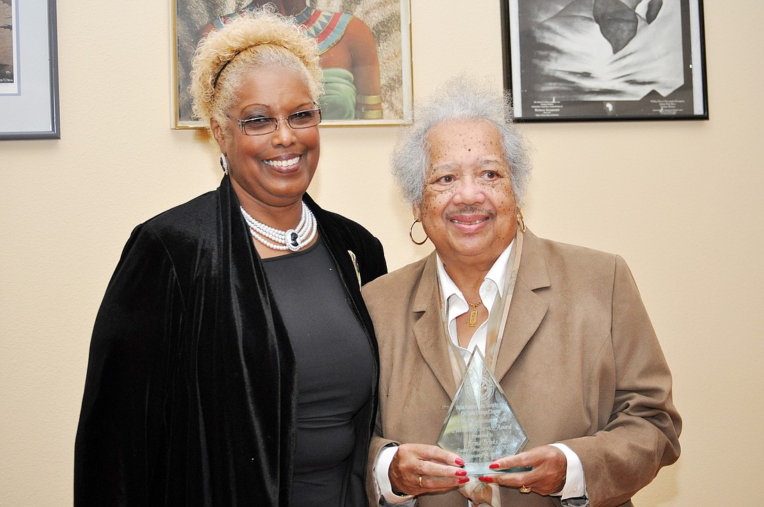 Marva Jones and Erma Brooks. PHOTOS BY SHANNA FORTIER
