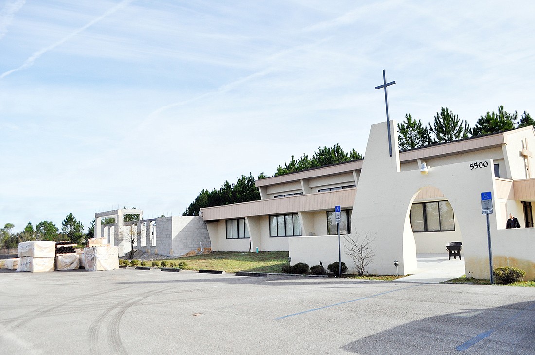 The new sanctuary will hold 200 people. PHOTOS BY SHANNA FORTIER