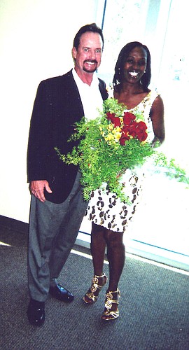 Gerald Wygladalski and Heborah Small. COURTESY PHOTO