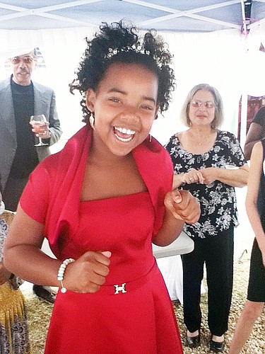 JaySonia Nottage is at home in front of the camera. COURTESY PHOTO