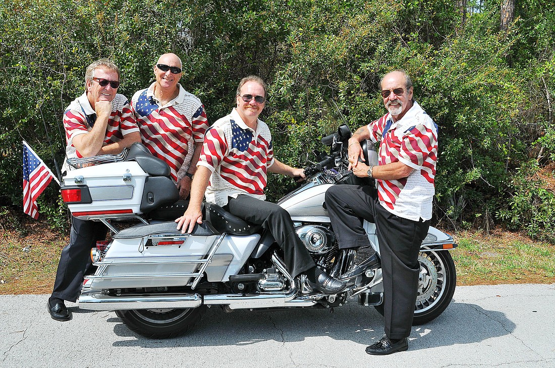 Jimmy Emerson, Arnie Levine, Kevin Tobias and Bruce Bernhard. COURTESY PHOTO