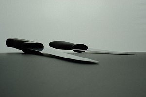 The deputies observed a blood trail along the road and also found a bloody kitchen knife and a pair of eyeglasses. STOCK IMAGE