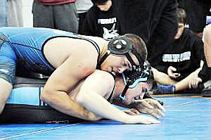 Tony Mendez (top), of Matanzas, finished the season as the sixth-best 220-pounder in Class 2A. FILE PHOTO BY ANDREW O'BRIEN