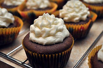 Chocolate Guinness Cupcake and Whisky Buttercream