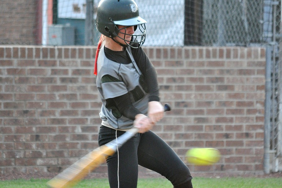 FPC shortstop Destiny Kelley bats Wednesday, April 27, in the Class 6A regional quarterfinals. Kelley had one of FPC's two singles.