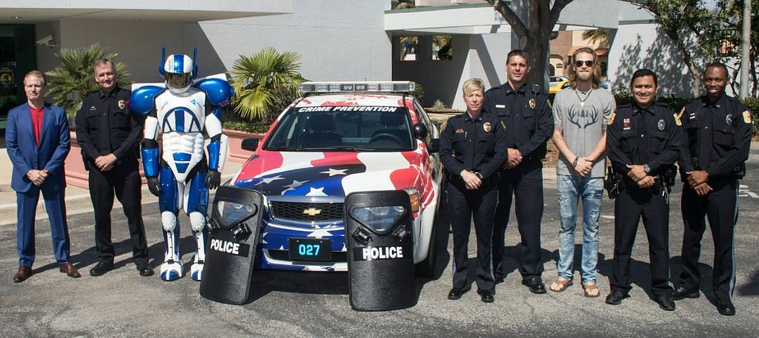 Brian Kelley and John Hamlin with the Ormond Beach Police Department (Courtesy photo).