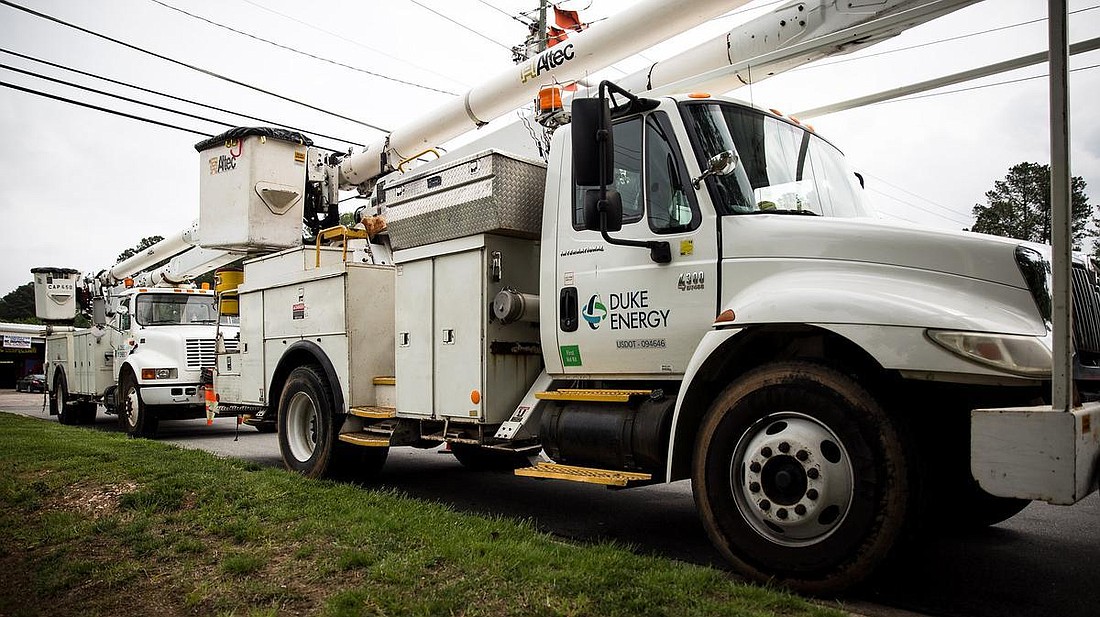 Residents will see many different energy companies trying to restore power after Hurricane Irma has gotten away from Florida. Photo courtesy of Duke Energey
