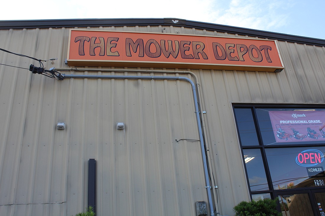 The Mower Depot was broken into Monday, Oct. 2 at approximately 8:24 p.m. Photo by Jarleene Almenas