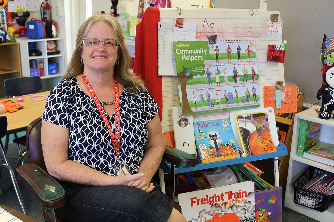 Julie Via has taught in the same classroom at Osceola Elementary for 25 years. Photo by Jarleene Almenas