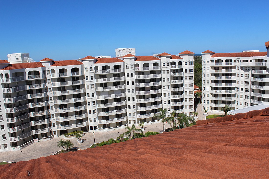 A rooftop view of the Ormond Heritage Condominiums on the beachside. Photo by Jarleene Almenas