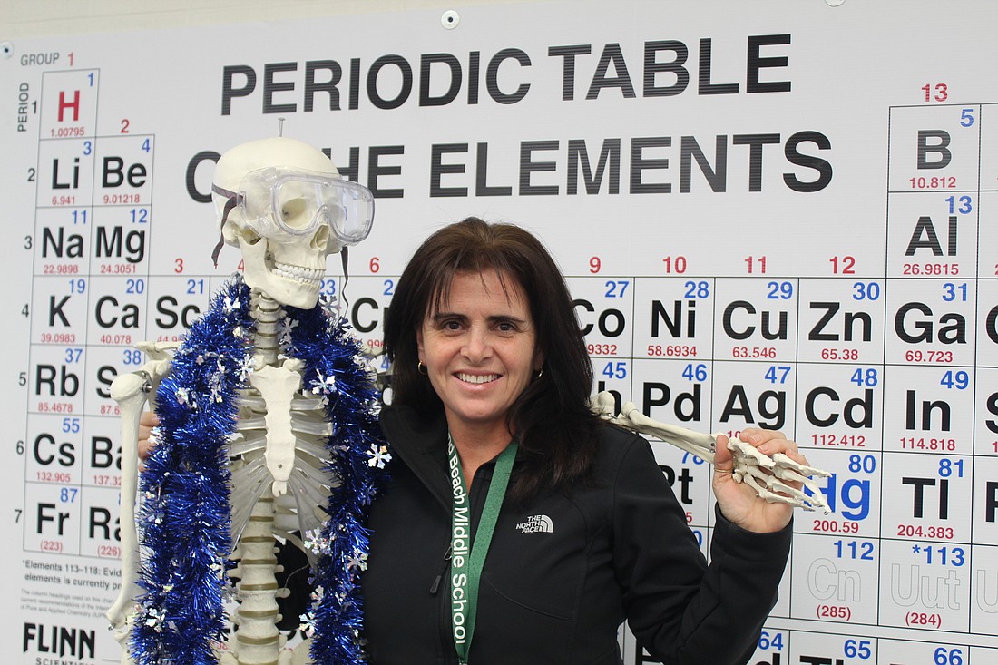 P.J. Maccio has been teaching sixth-grade science at OBMS for about seven years. Photo by Jarleene Almenas