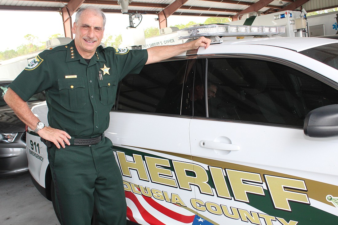 Volusia County Sheriff Mike Chitwood has just completed his first year in office. Photo by Jarleene Almenas