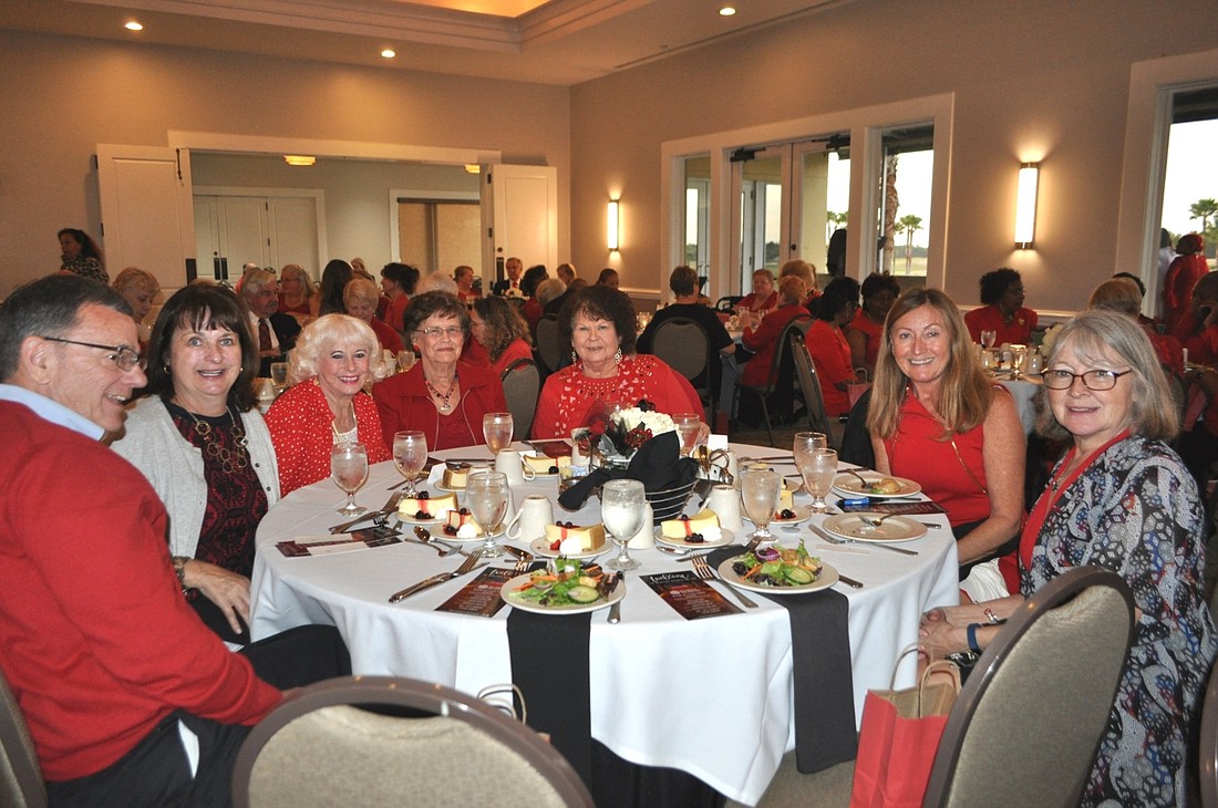Guests joined Florida Hospital at the LPGA International Clubhouse in Daytona Beach in raising awareness for heart disease. Courtesy photos