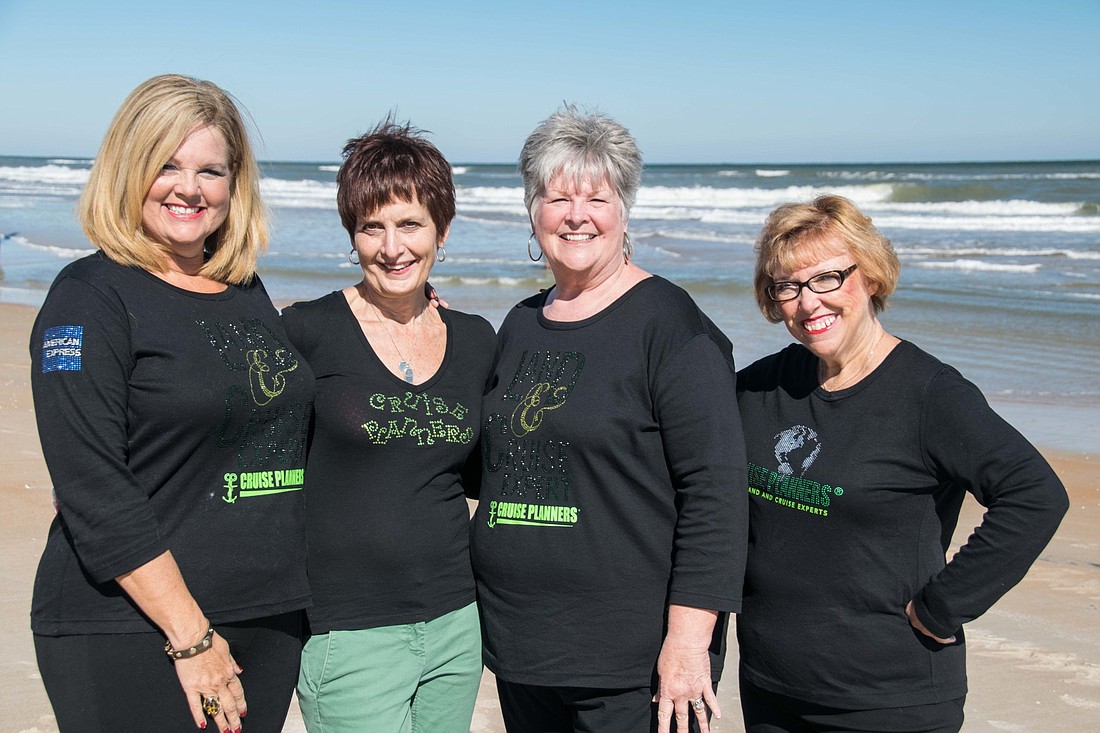 Cruise Planners was recently recognized for sales success. Shown are Kathy Smith, Celeste Belyea, Holly Marocchi and Sharon Palmiter. Courtesy photo
