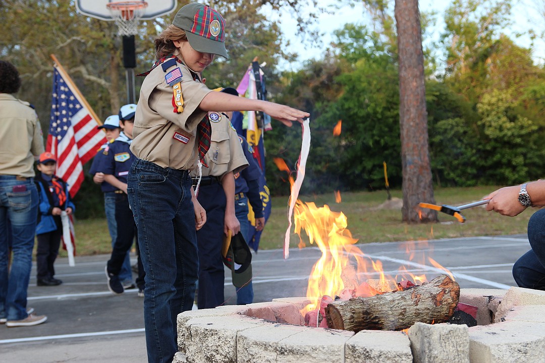 Ormond Beach Cub Scout donates 1952 Cub Scout uniform to The