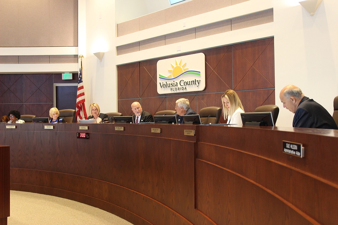 The Volusia County Council took no action about putting the half-cent sales tax referendum on the November ballot at its meeting on May 1. Photo by Jarleene Almenas