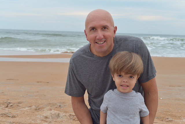 Ormond Beach's Rad Dad winner, John Ross, with his five-year-old son, Jake. Courtesy photo