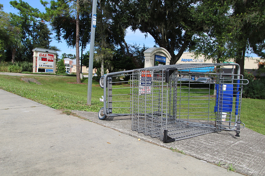 Councilman Scott Stiltner noted that after the ordinance was tabled the last time, he counted 11 shopping carts in various places throughout the city. File photo