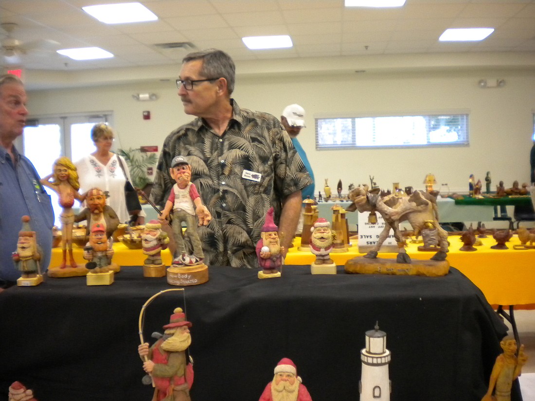 Wood carvers from Volusia County held a show on Sunday, Jan. 13.  Photo by Paul Russo