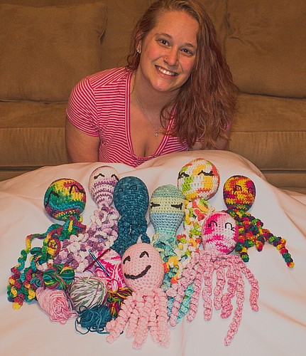 Caitlin Morgan, founder and creator of Cuddlefish Charity. Photo courtesy of Caitlin Morgan