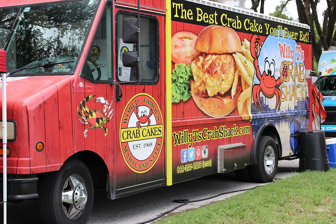 Willy T's Crab Shack parked and ready for customers at the Fourth-Annual Crab and Seafood Festival on Saturday, July 13. Photo by Alyssa Warner