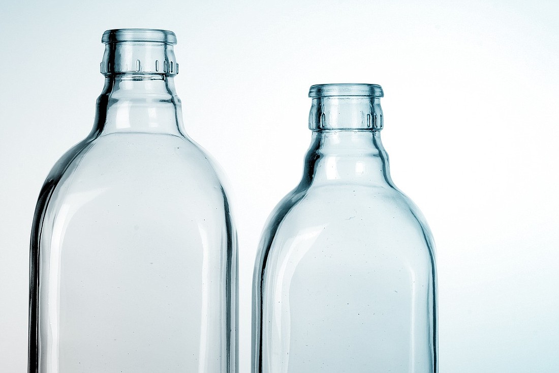 Glass bottles. Courtesy of Pixabay