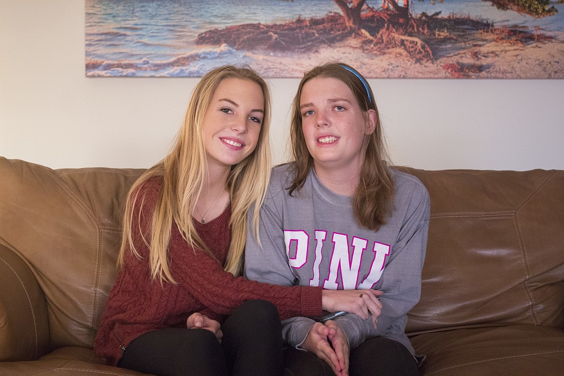 Ormond Beach twins Mandy and Casey Brock were thankful to be able to go to prom together.